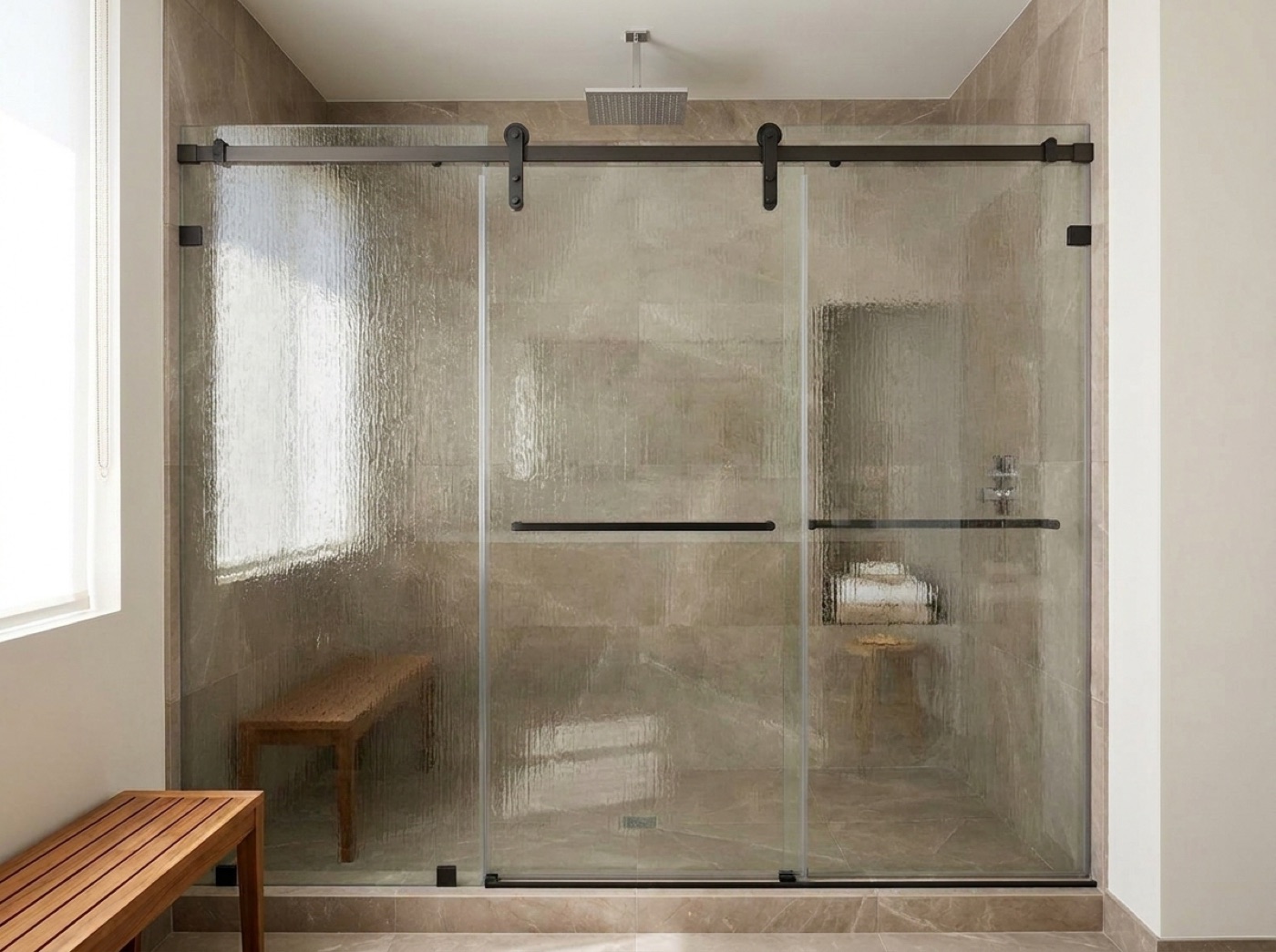 Sliding & Bypass Shower Doors by Fortune Shower Doors for a Grosse Pointe, Michigan bathroom
