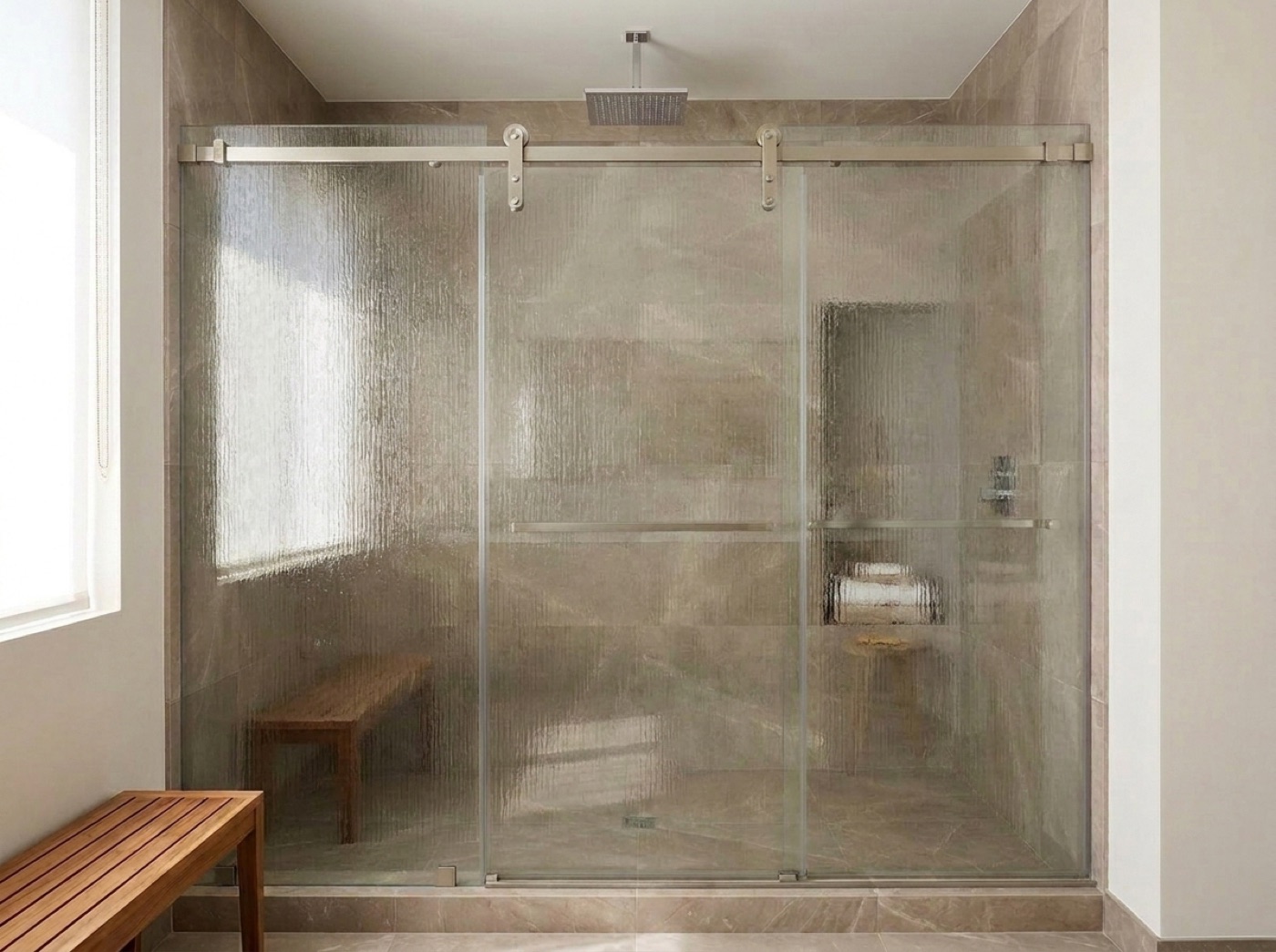 Framed Shower Doors by Fortune Shower Doors for a Ferndale, Michigan bathroom